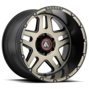 Asanti Off Road – AB809 ENFORCER – Black – 20″x12″ -44mm – Summer Wheels – AB809-20128844NBK